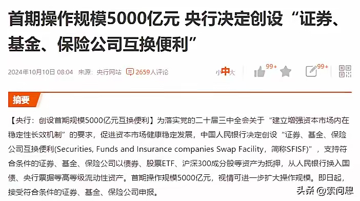 央行启动第二次互换便利操作 本次操作金额为550亿元