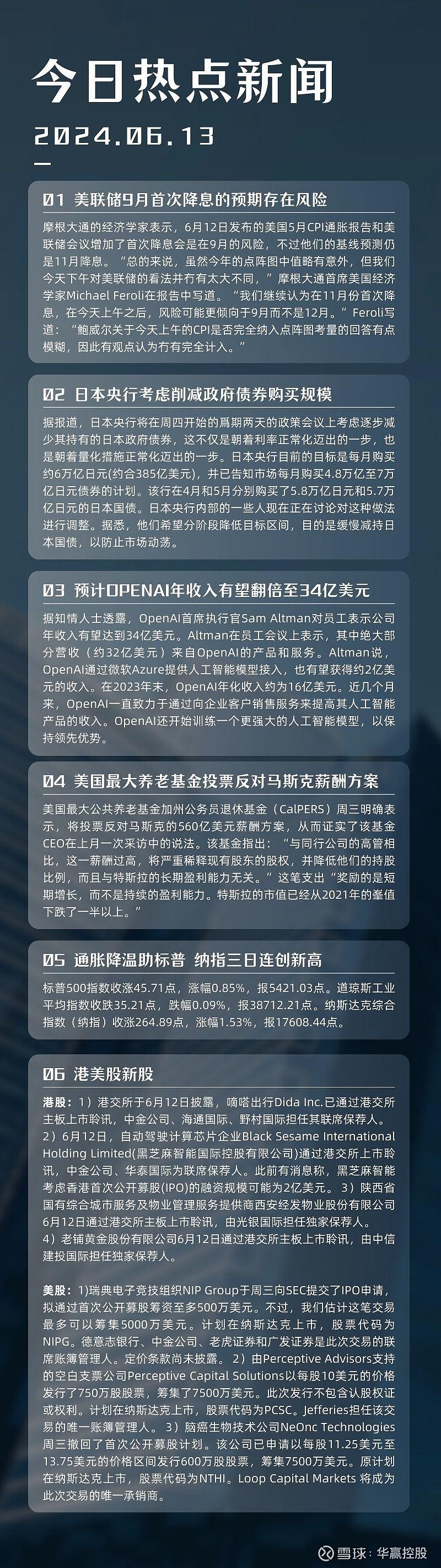 美联储重大变数！降息路径生变 华尔街下调降息预期