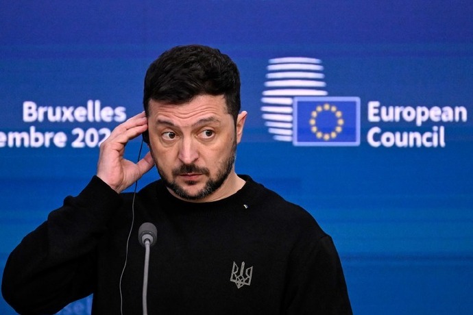 泽连斯基称乌方愿在美方领导下尽快开启和谈