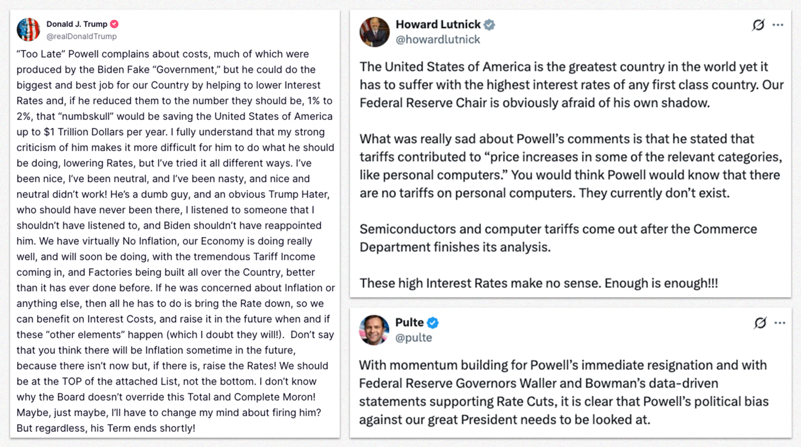 数百名经济学家声援库克 反对特朗普削弱美联储独立性