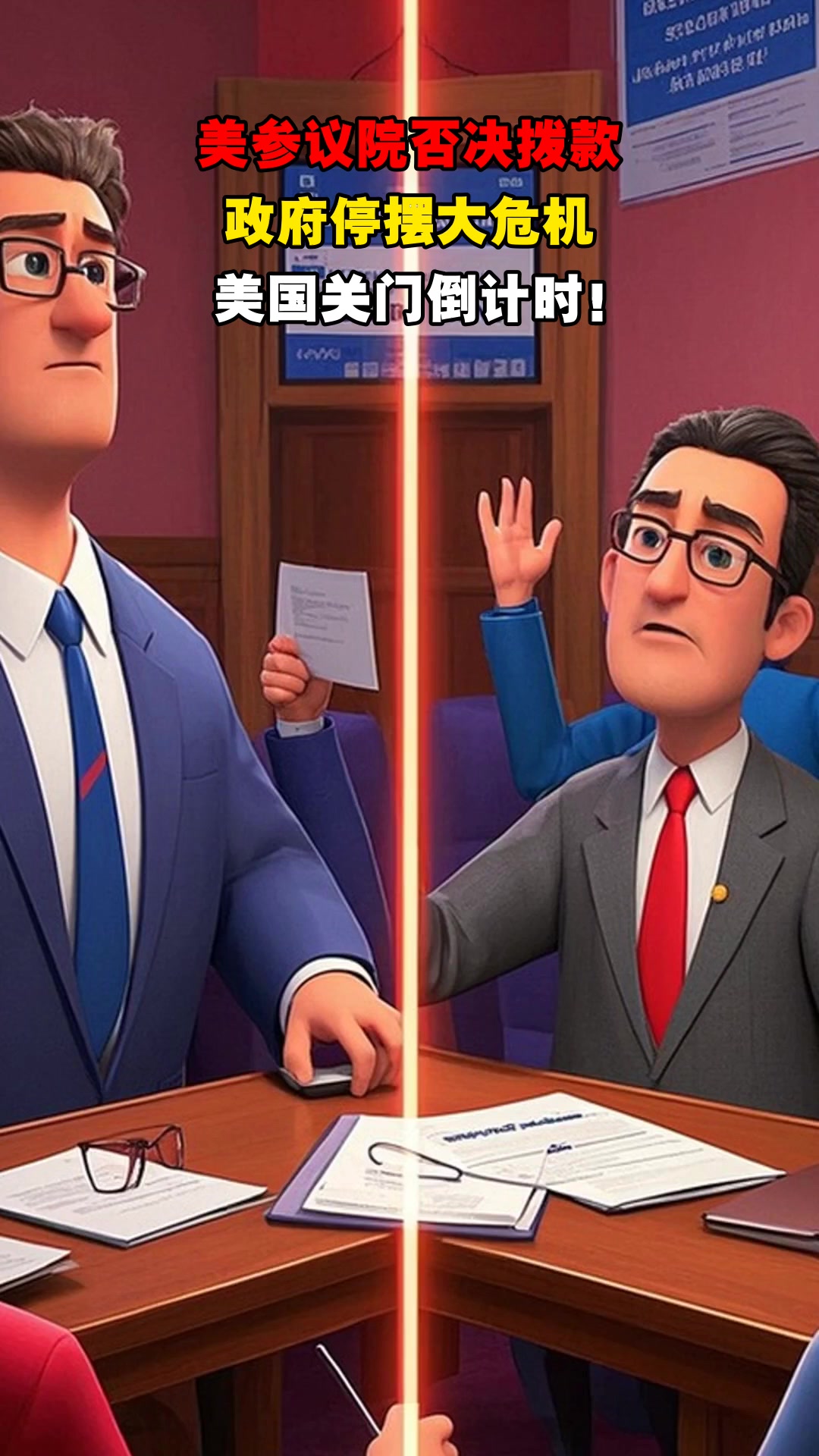 美参议院再次否决两党拨款法案 联邦政府继续停摆