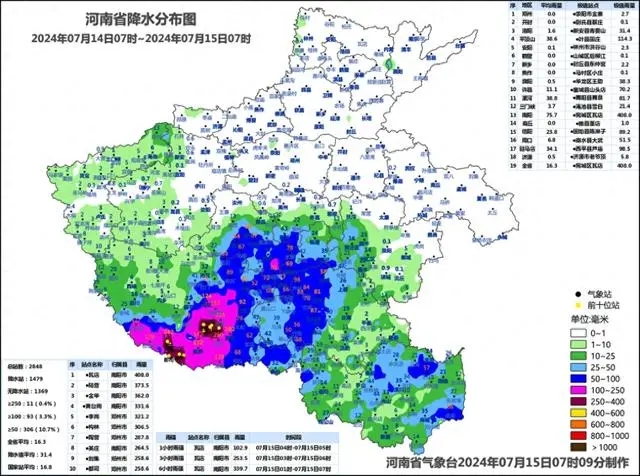 广东广西福建浙江等地有强降雨 山西河北山东等地有暴雨到大暴雨