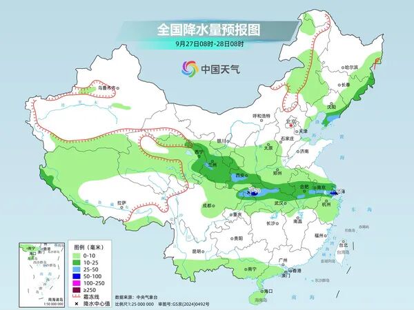 未来三天华西降雨不断今天仍有暴雨 江南华南闷热感仍将持续